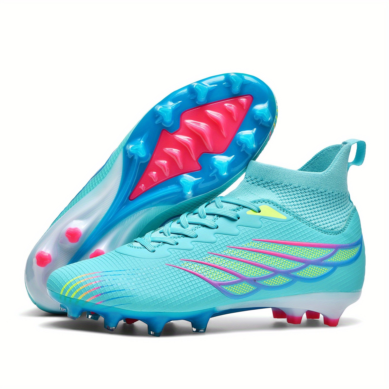 WEJIESS Mens Premium Seamless Upper Soccer Cleats