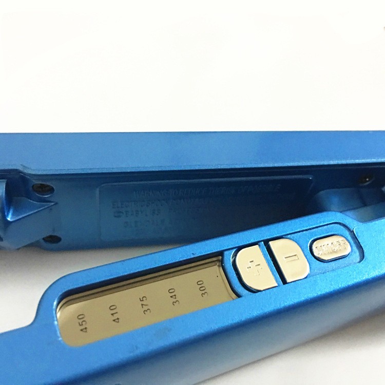 Sleek Ceramic Hair Straightener  Blue Edition