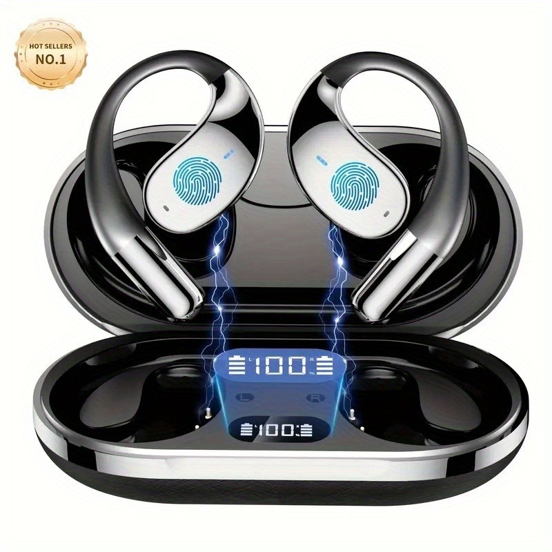OKG AI Translation Headset Bone Conduction Technology, Real-Time Translation in 144 Languages, Intelligent Noise Cancellation