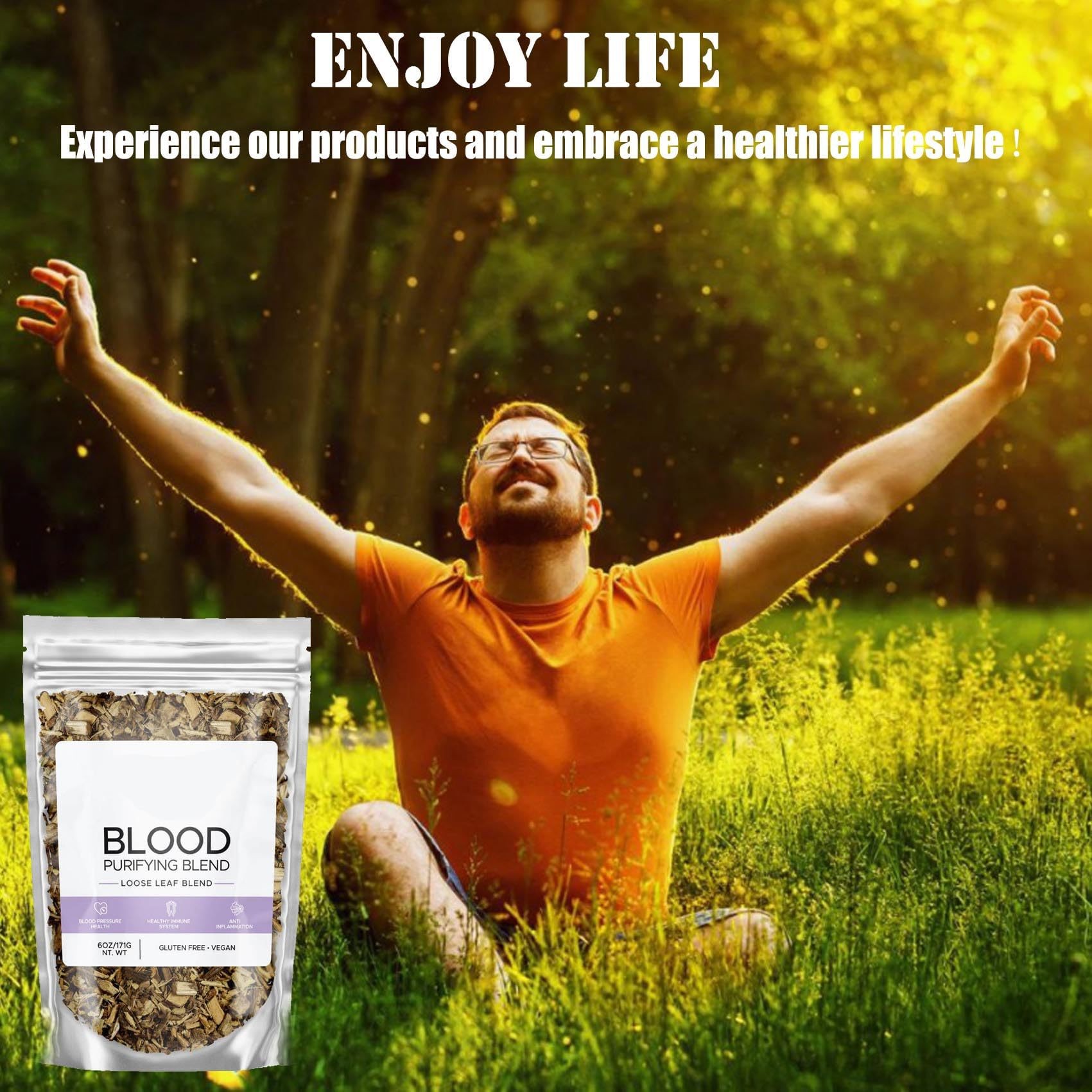 Blood Purifying Blend  Natural Antioxidant and Liver Health Support