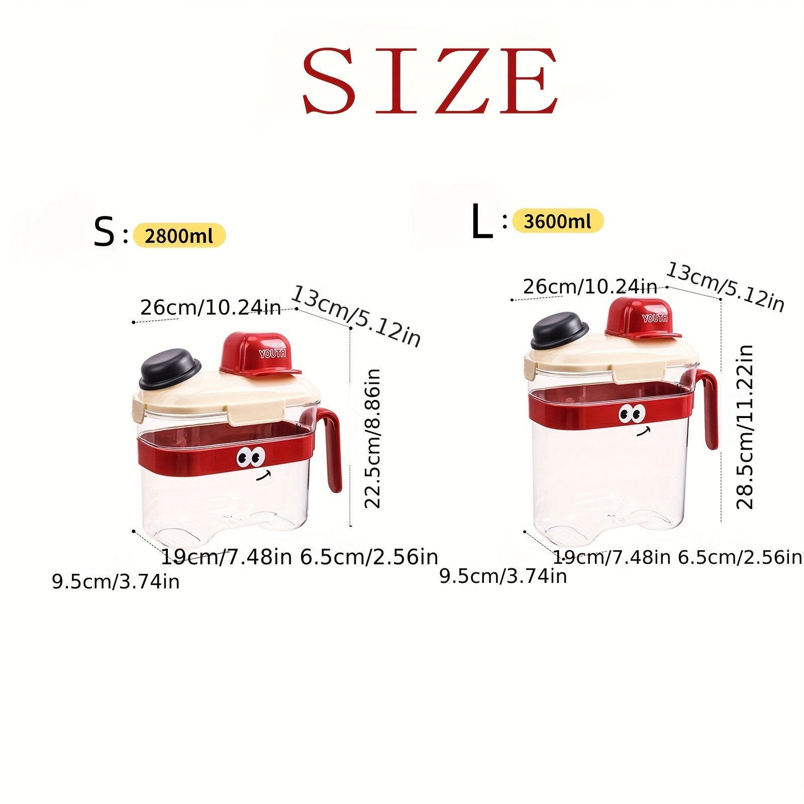 SUPET Single Pet Food Storage Bin