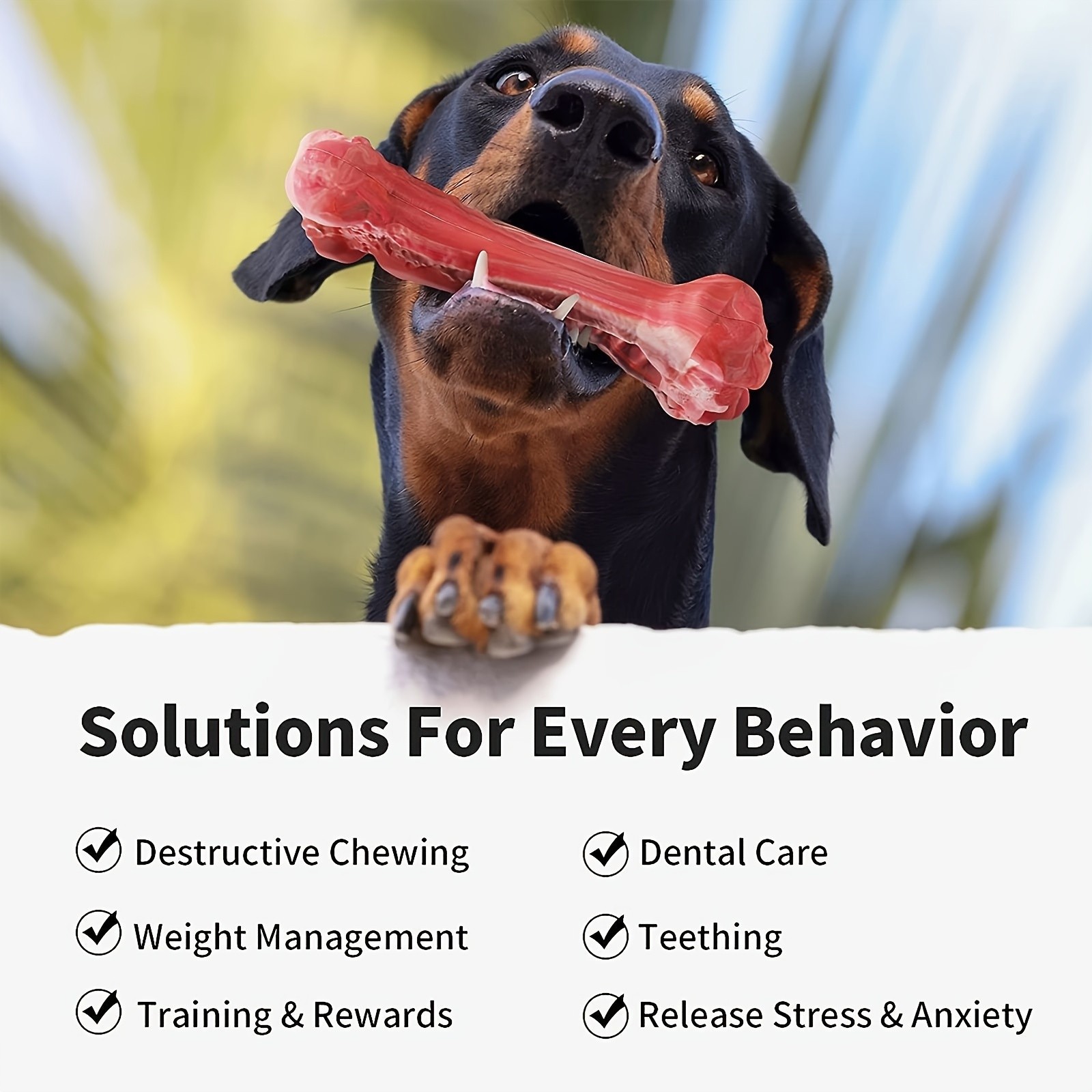 CISILY Dog Chew Toys for Aggressive Chewers