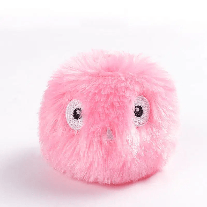 PETGRAVITY Interactive Cat Plush Toy Ball