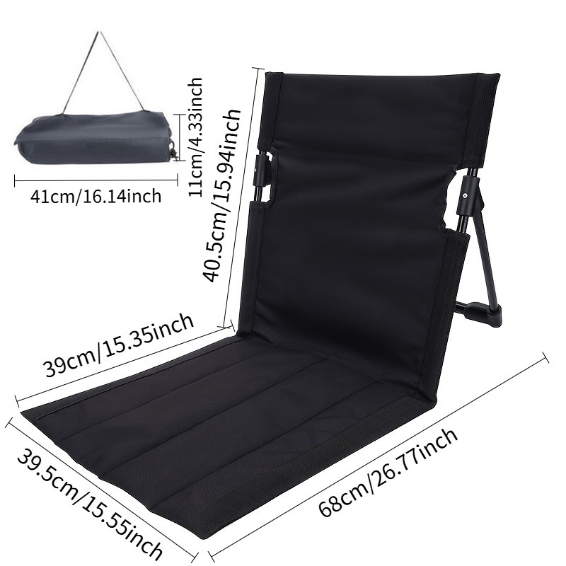 SPORTULI 2pcs Set Ultra-Light Aluminum Alloy Portable Outdoor Folding Chair