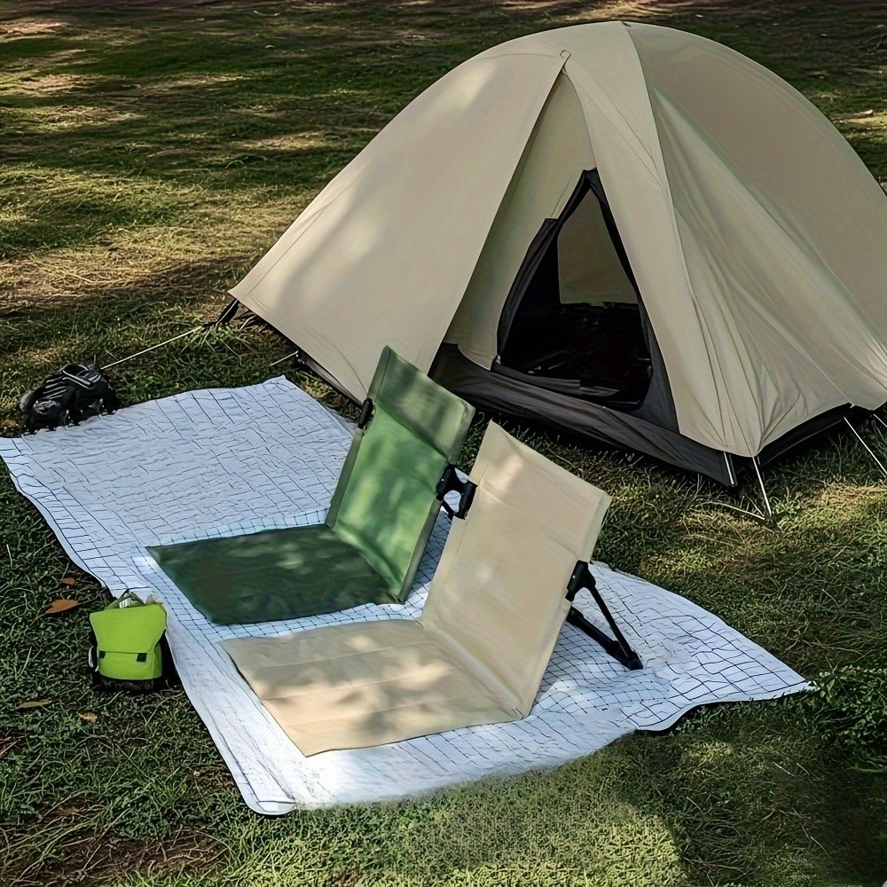 SPORTULI 2pcs Set Ultra-Light Aluminum Alloy Portable Outdoor Folding Chair