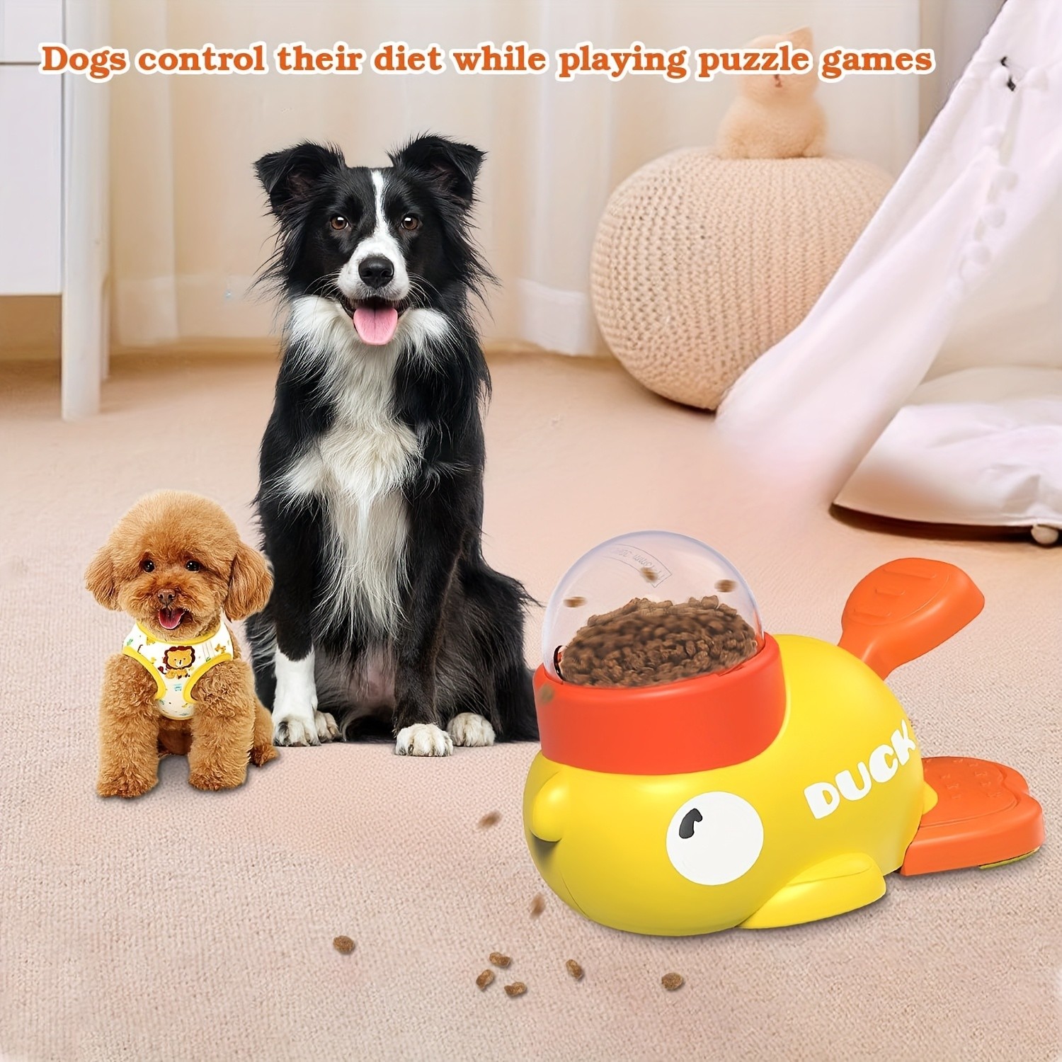 TASAHNI Interactive Press-Activated Dog Snack Dispenser