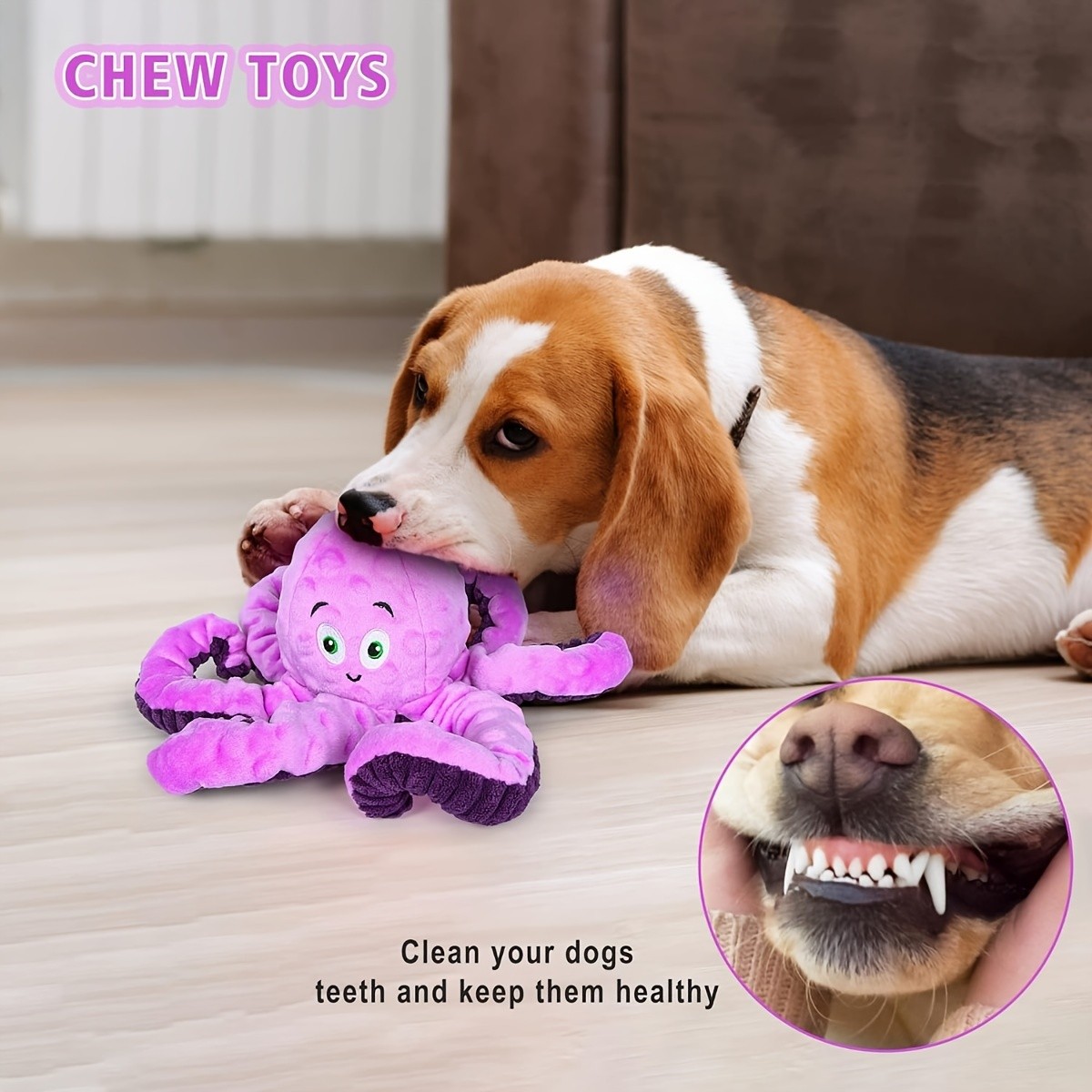 geertop Sound-Producing Plush Dog Toy