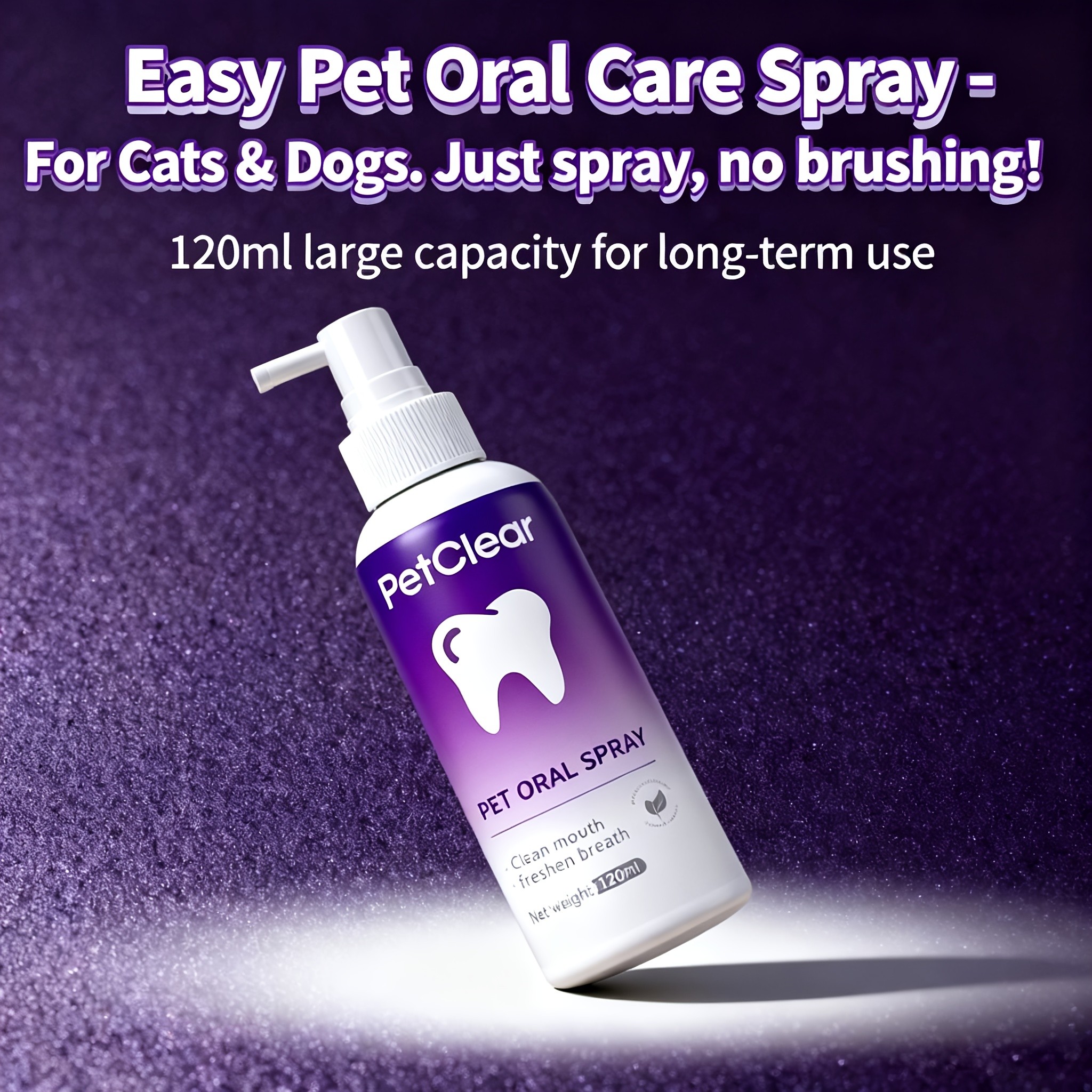 PETCLEAR Two-In-One Oral Spray for Pets