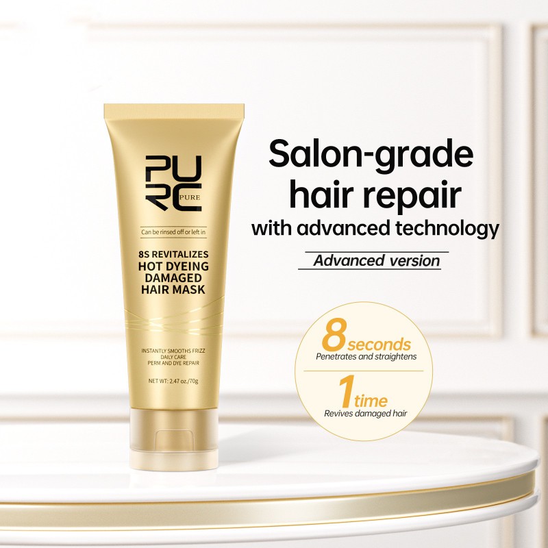 PURE 8S Revitalizing Hot Dyeing Damaged Hair Mask