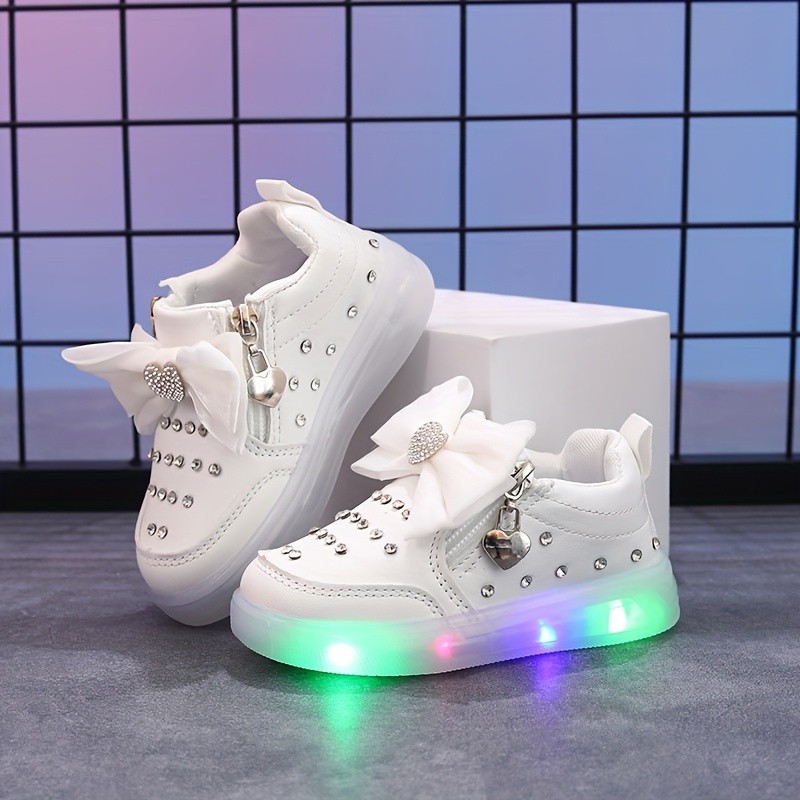 MGO Kids 2025 Spring Light-Up Princess Sneakers