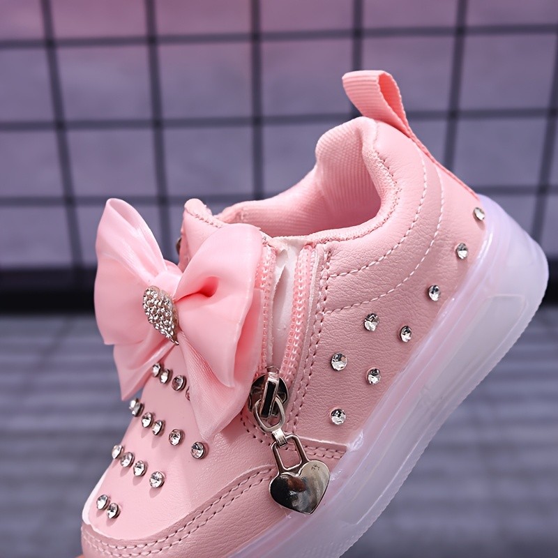 MGO Kids 2025 Spring Light-Up Princess Sneakers