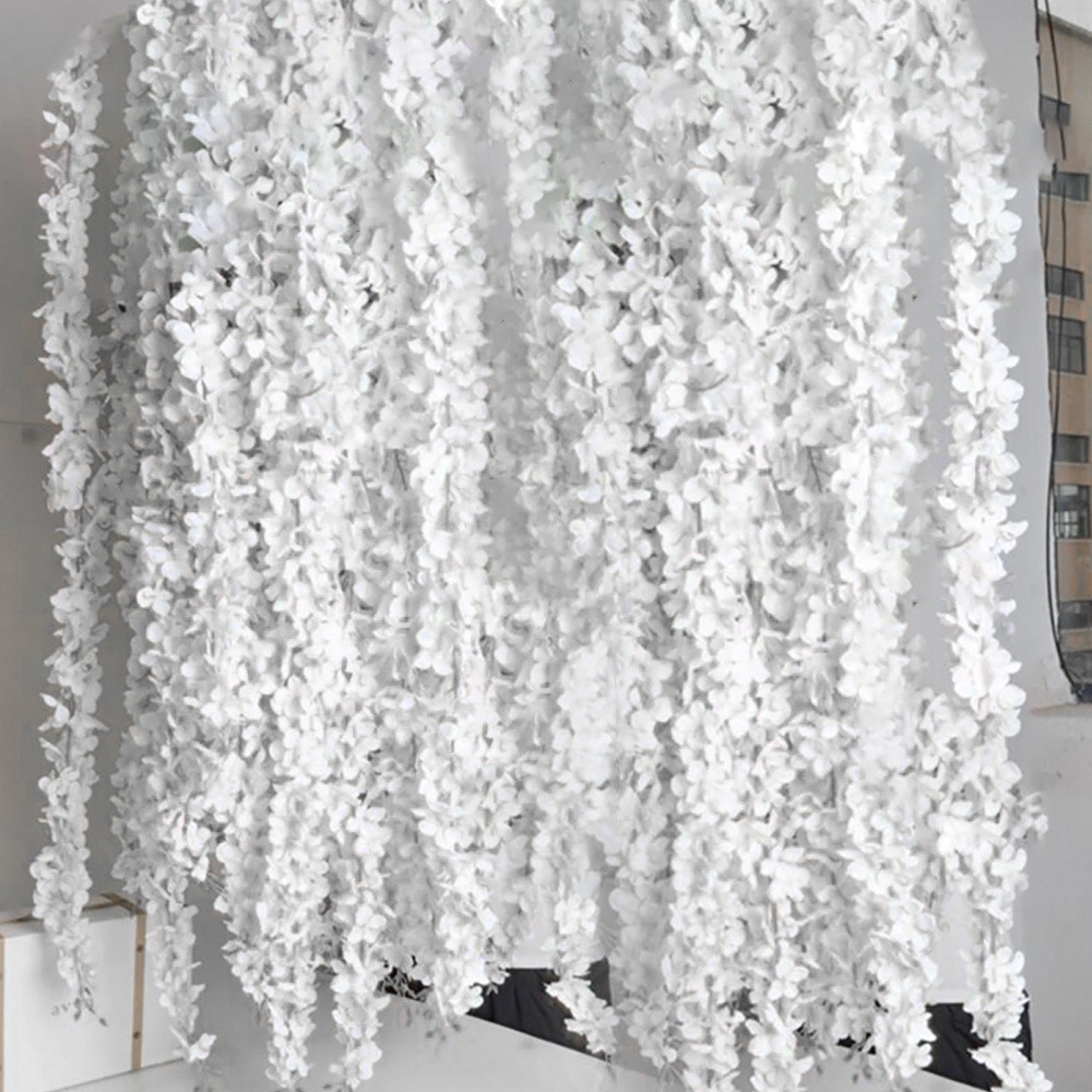Fyeme 20pcs Artificial Wisteria Vine
