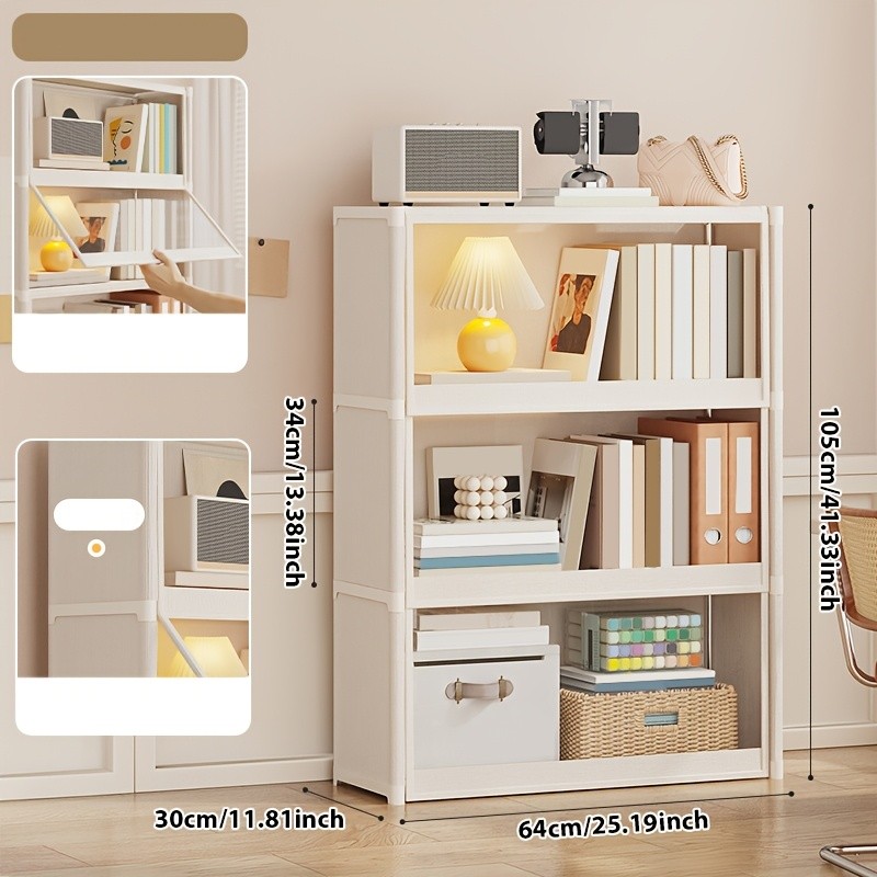 UDEAR Large Vertical Multi-Tier Bookshelf