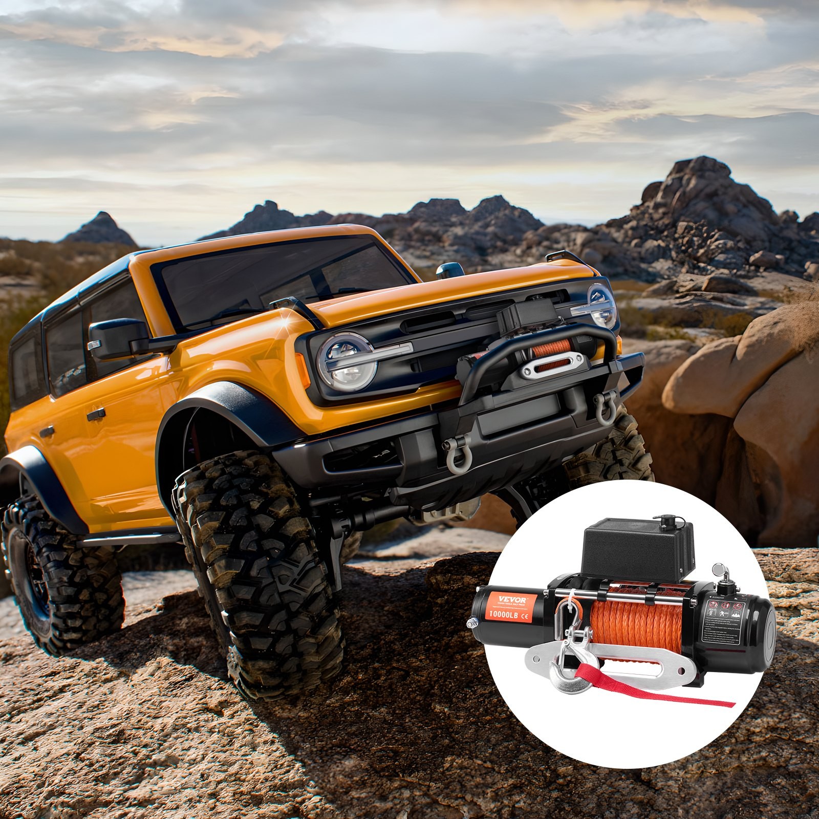Electric Winch with Remote Control