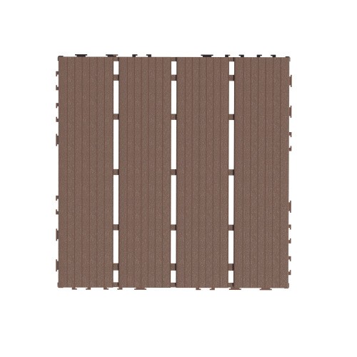 Plastic Interlocking Deck Tile
