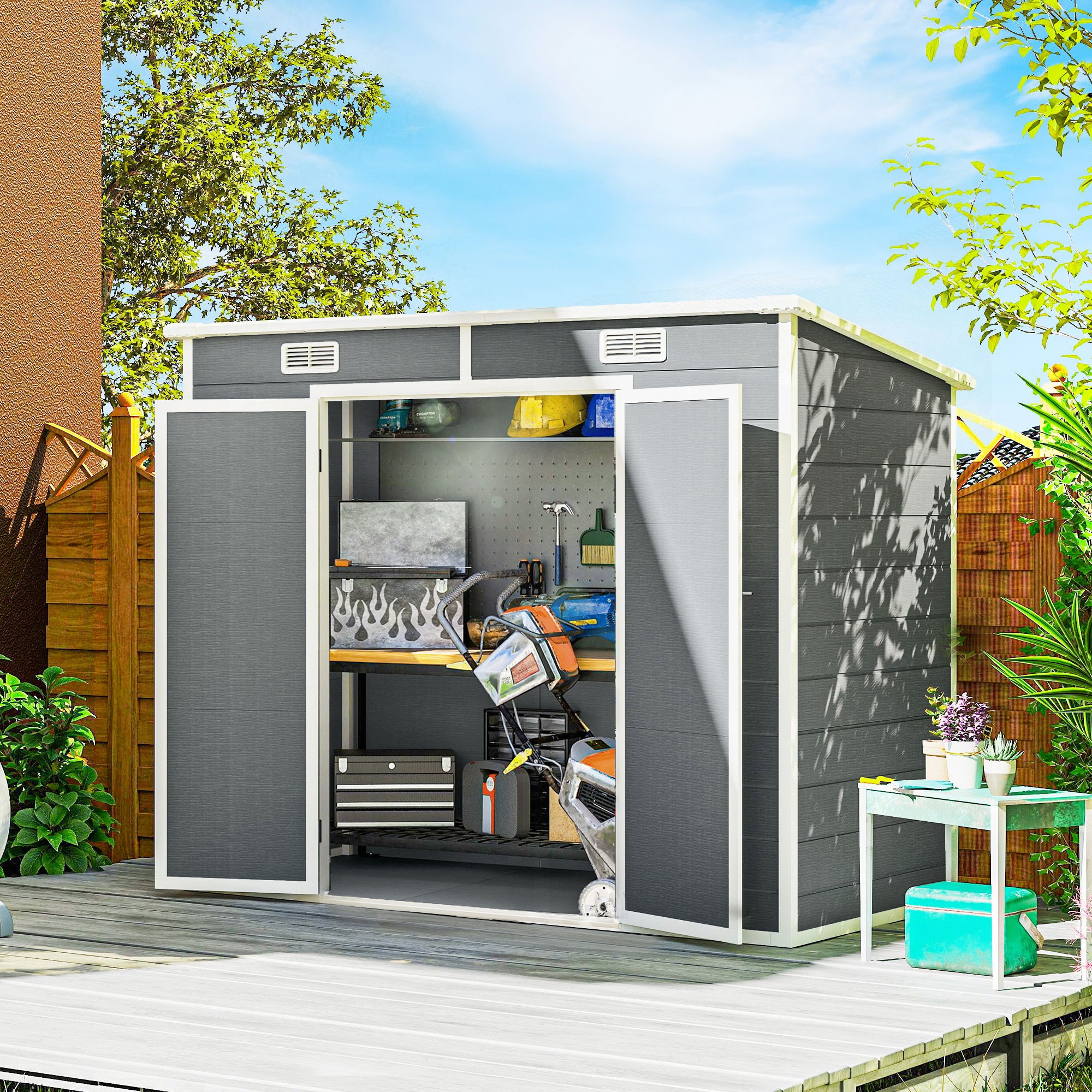 Durable Plastic Shed