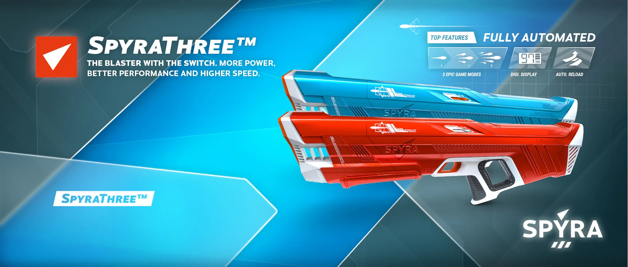 SPYRA Water Gun Designed for GiftTree