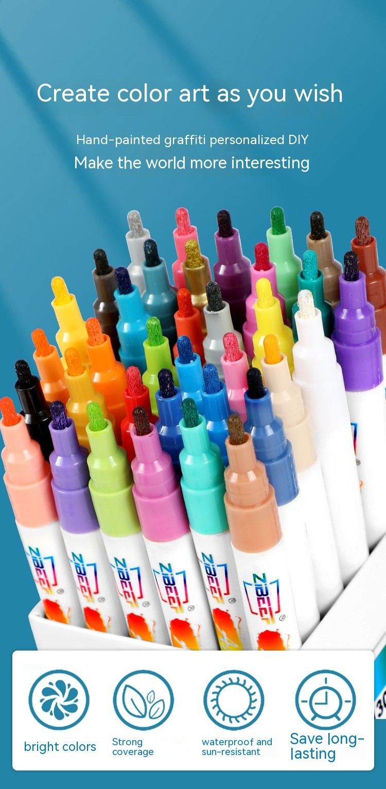 120 Color Marker Pens