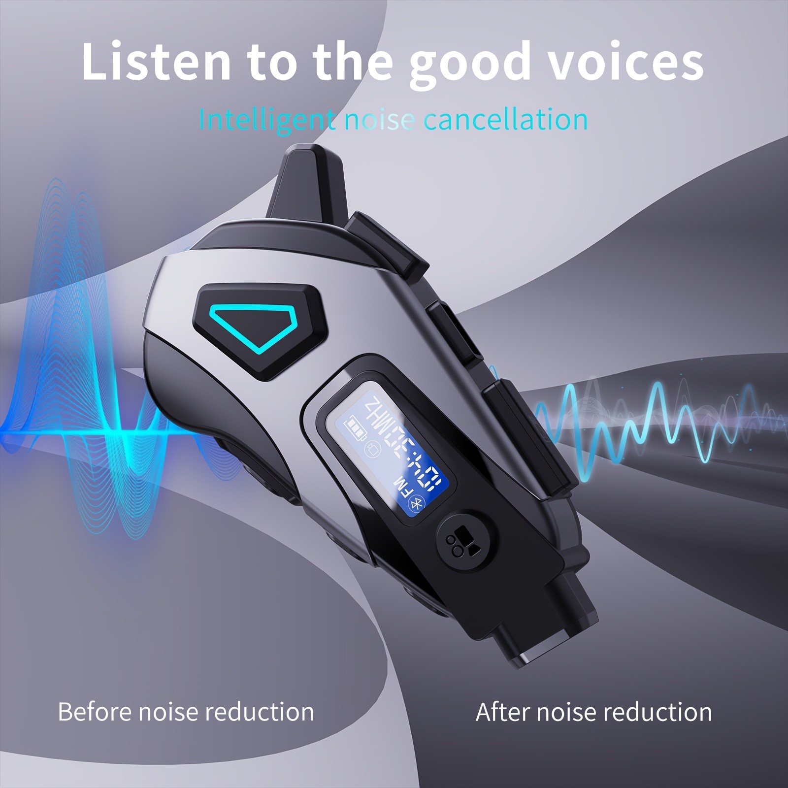 New Motorcycle Helmet with HD Audio & Smart Communication System