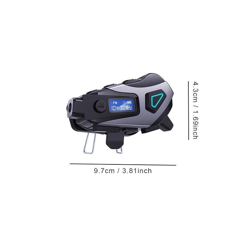 New Motorcycle Helmet with HD Audio & Smart Communication System