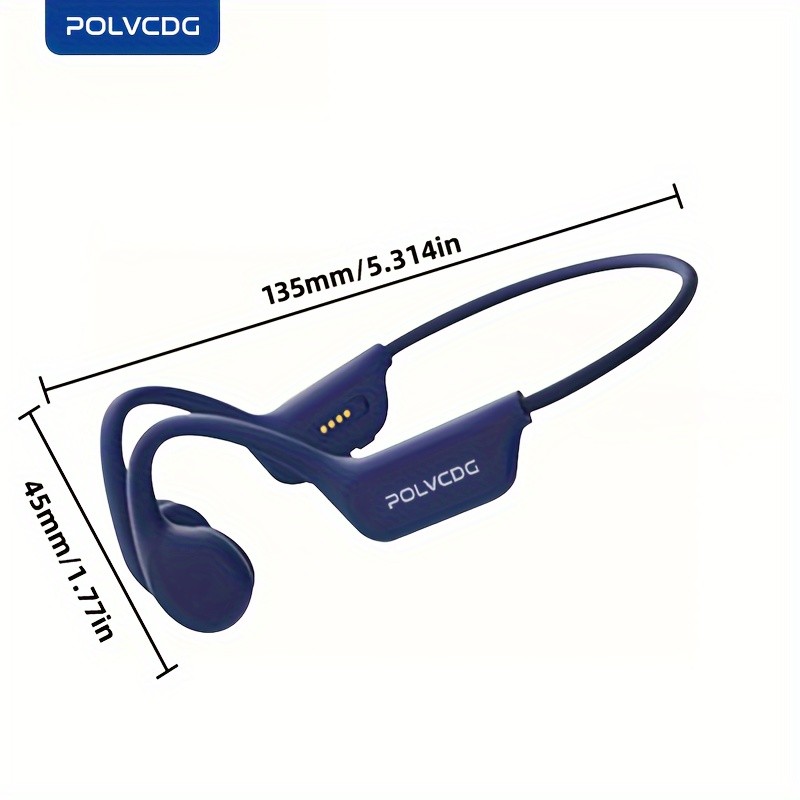 POLVCDG Audio 2024 New X7 Wireless Bone Conduction Headphones: Perfect for Active Lifestyles