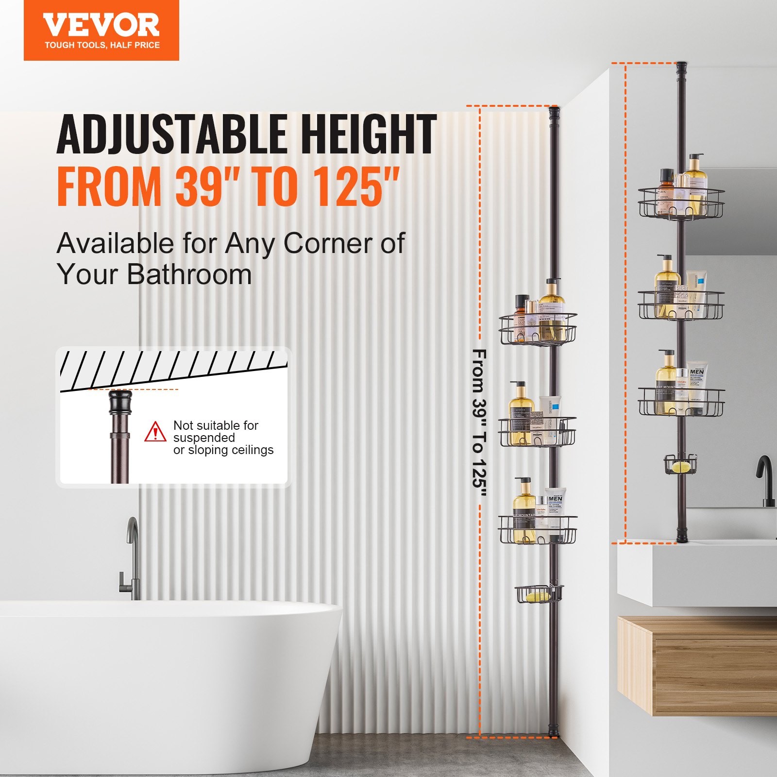 Shower Tension Pole