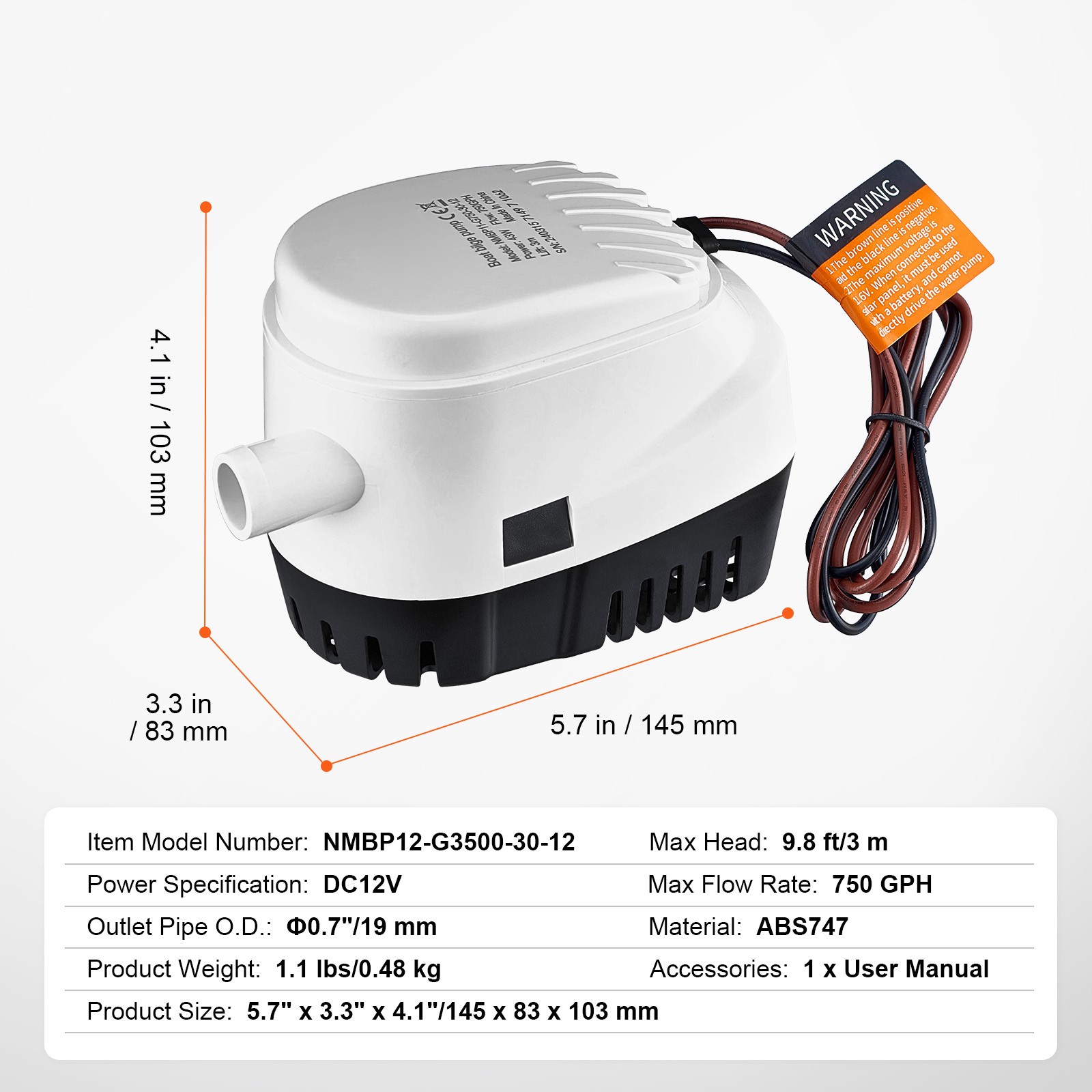 Immersible Water Pump