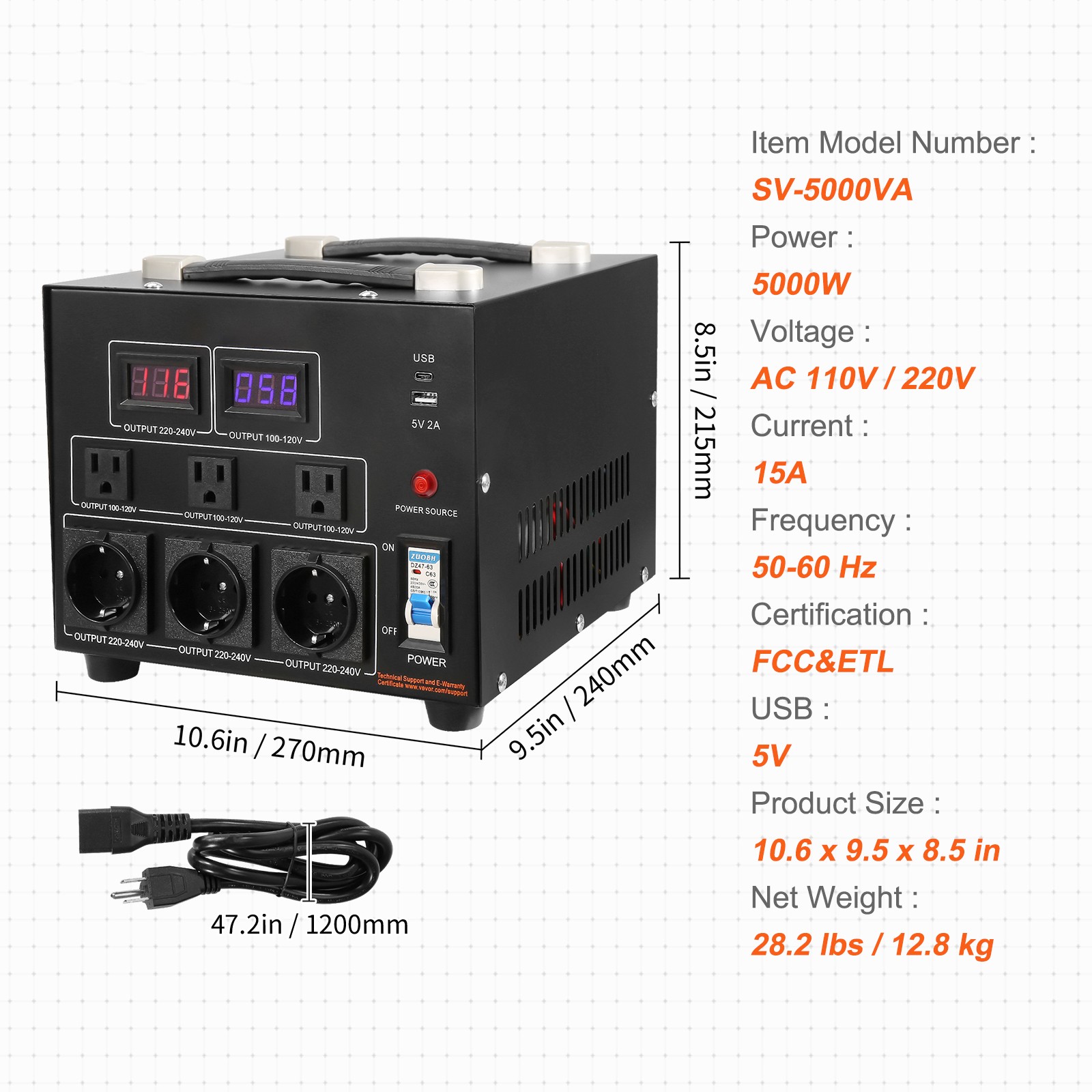 5000W Transformer