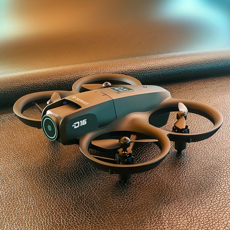2025 New D16 Remote Control Mini Drone Dual Cameras, Obstacle Avoidance, and Stunt Flip for Endless Fun