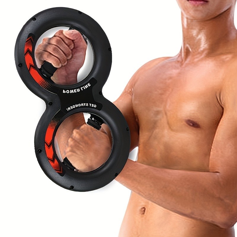 1pc 8-Shaped Arm Strength Trainer Wrist and Forearm Exerciser for Muscle Building and Strength Training