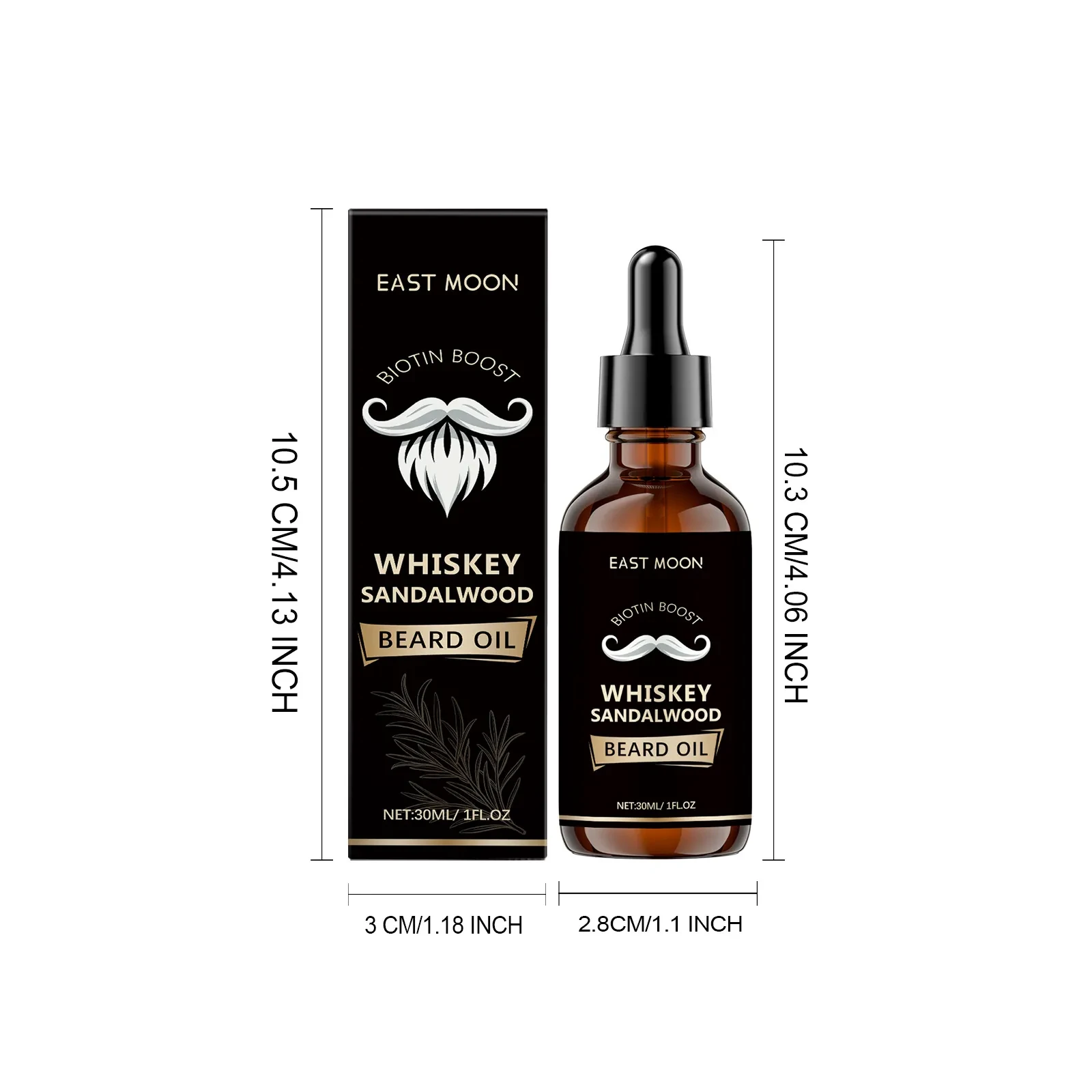 Whiskey Sandalwood Beard Oil