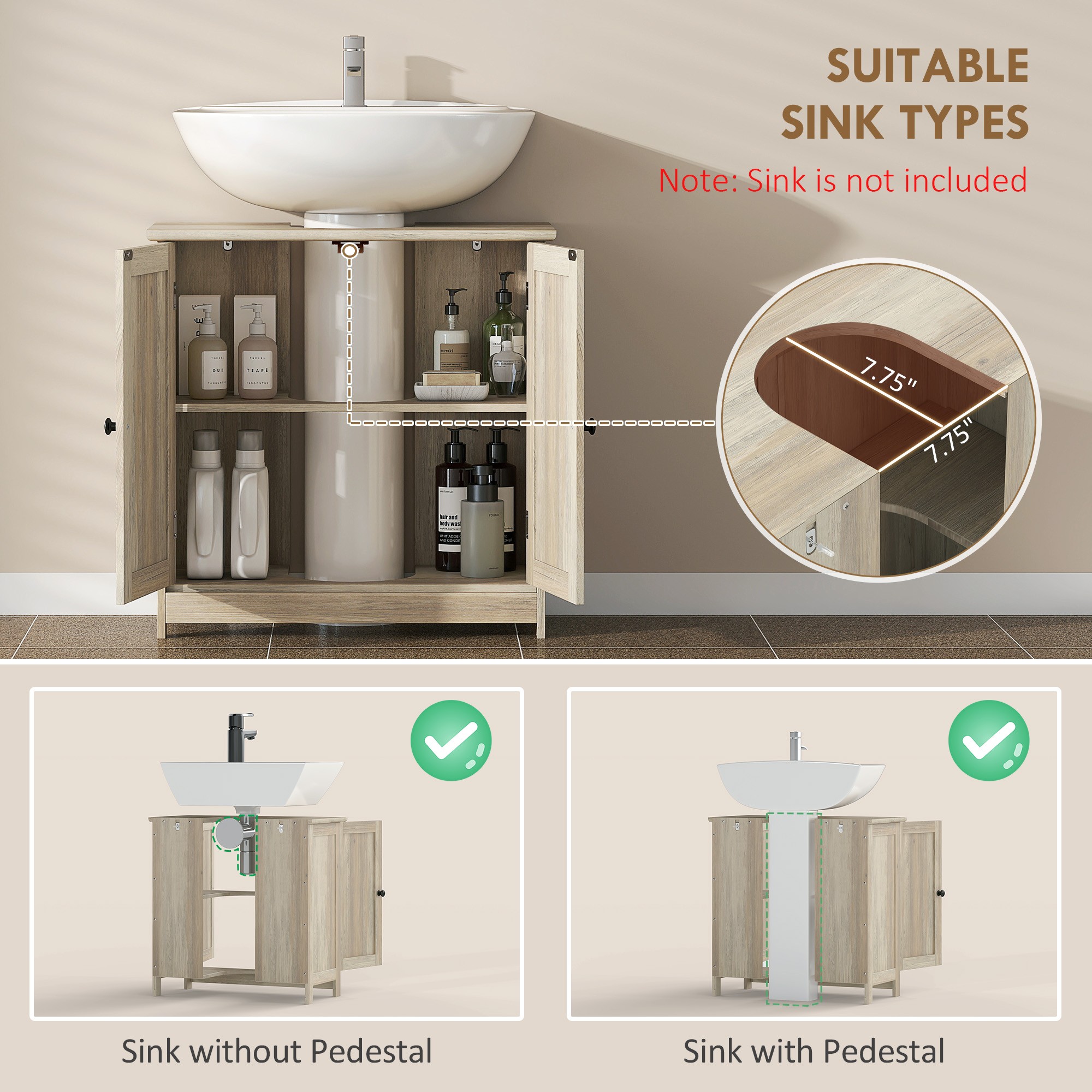 Oak Vanity