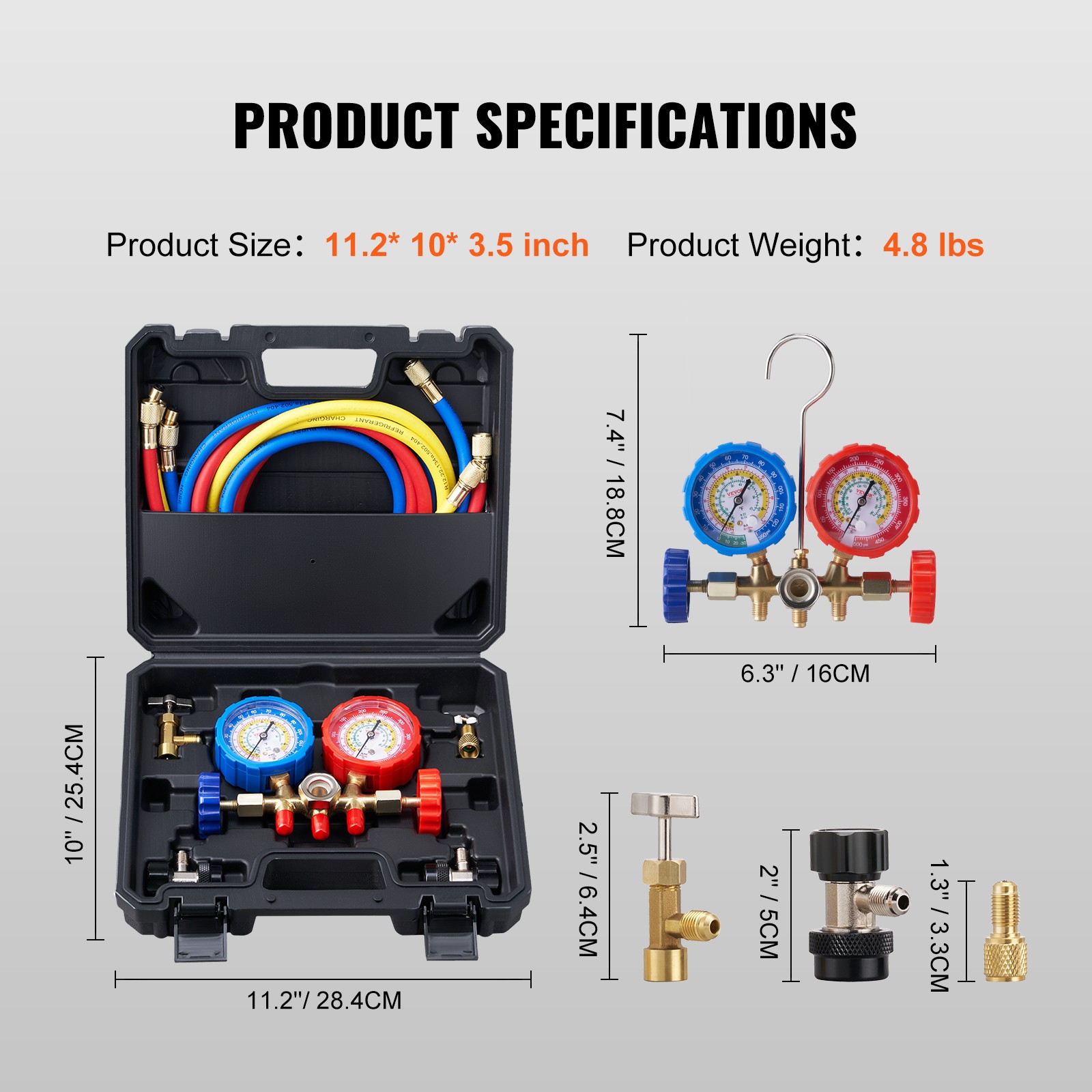 AC Manifold Gauge Set
