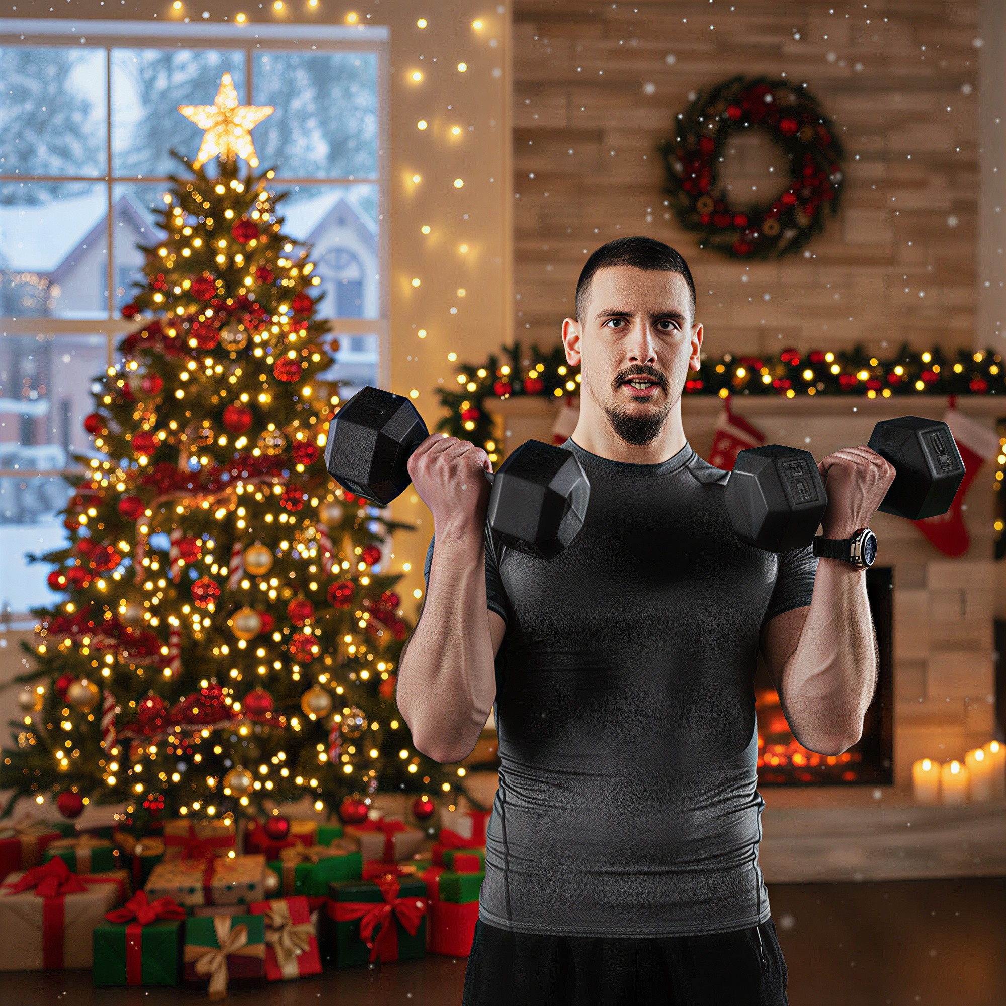Hex Dumbbell Set
