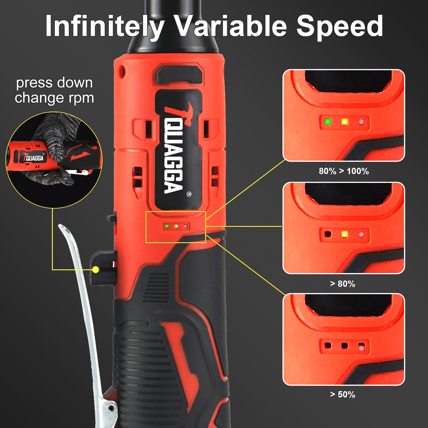 Cordless Electric Ratchet Wrench