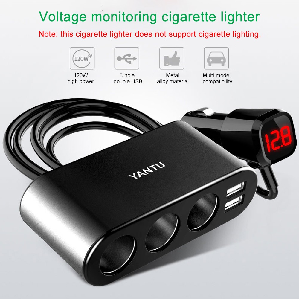 Car Dual Outlet Adapter