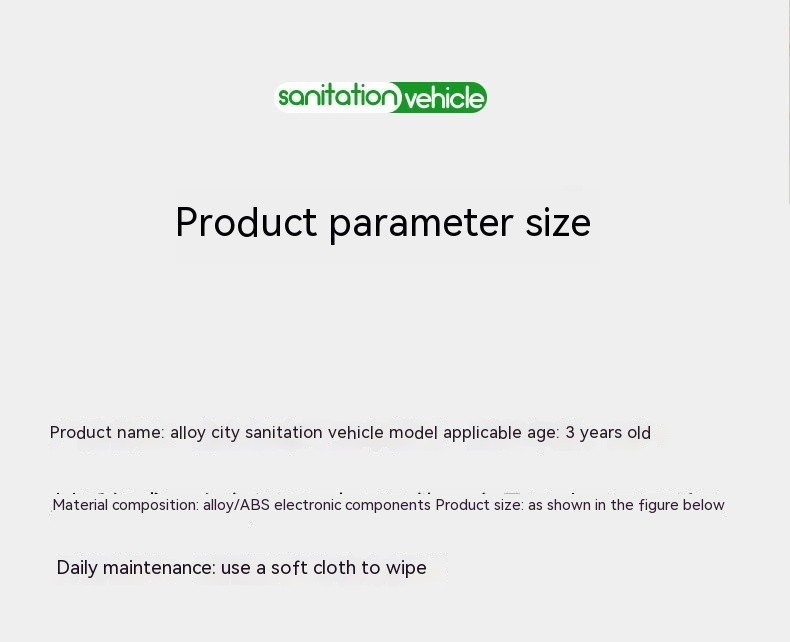 Garbage Truck Model