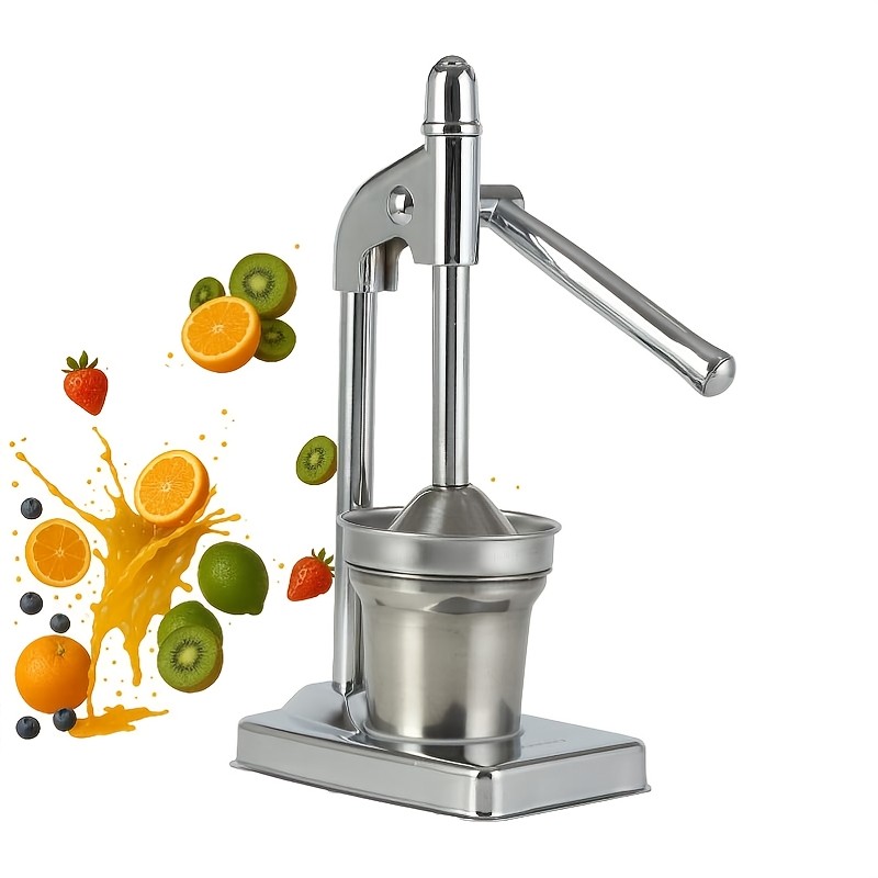 Heavy-Duty Manual Citrus Juicer Press  Fresh Juice with Professional Power