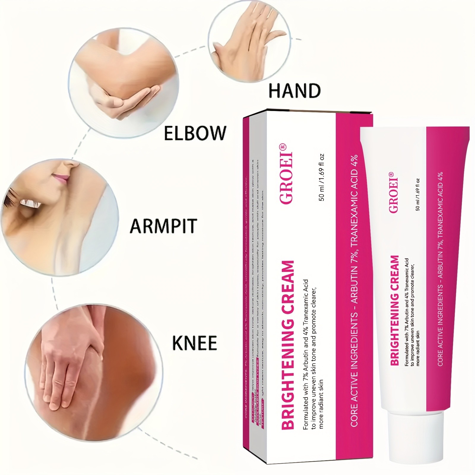 GROFI Brightening Cream  Targeted Brightening for Visible, Even Skin Tone