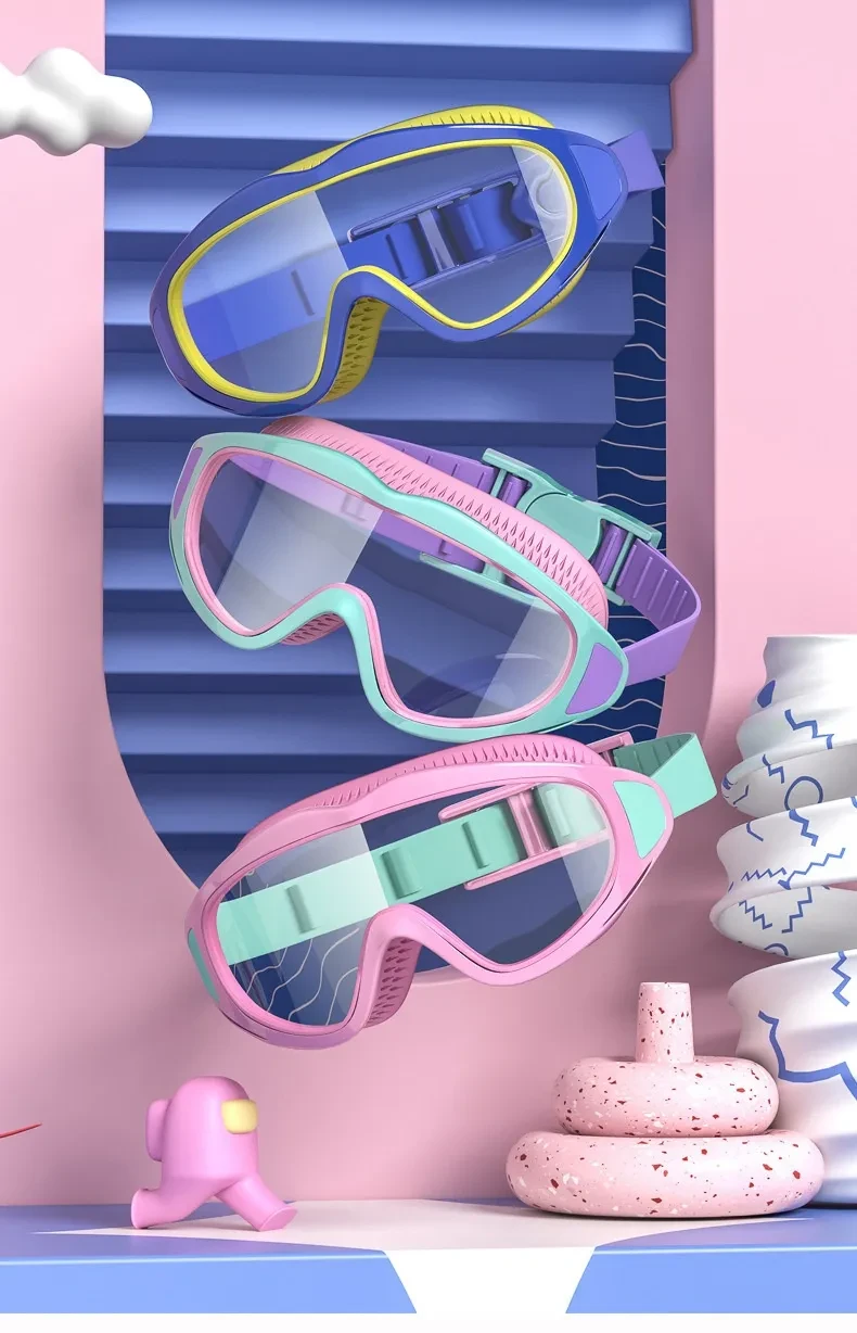 Kids Swim Goggles with Ear Plugs