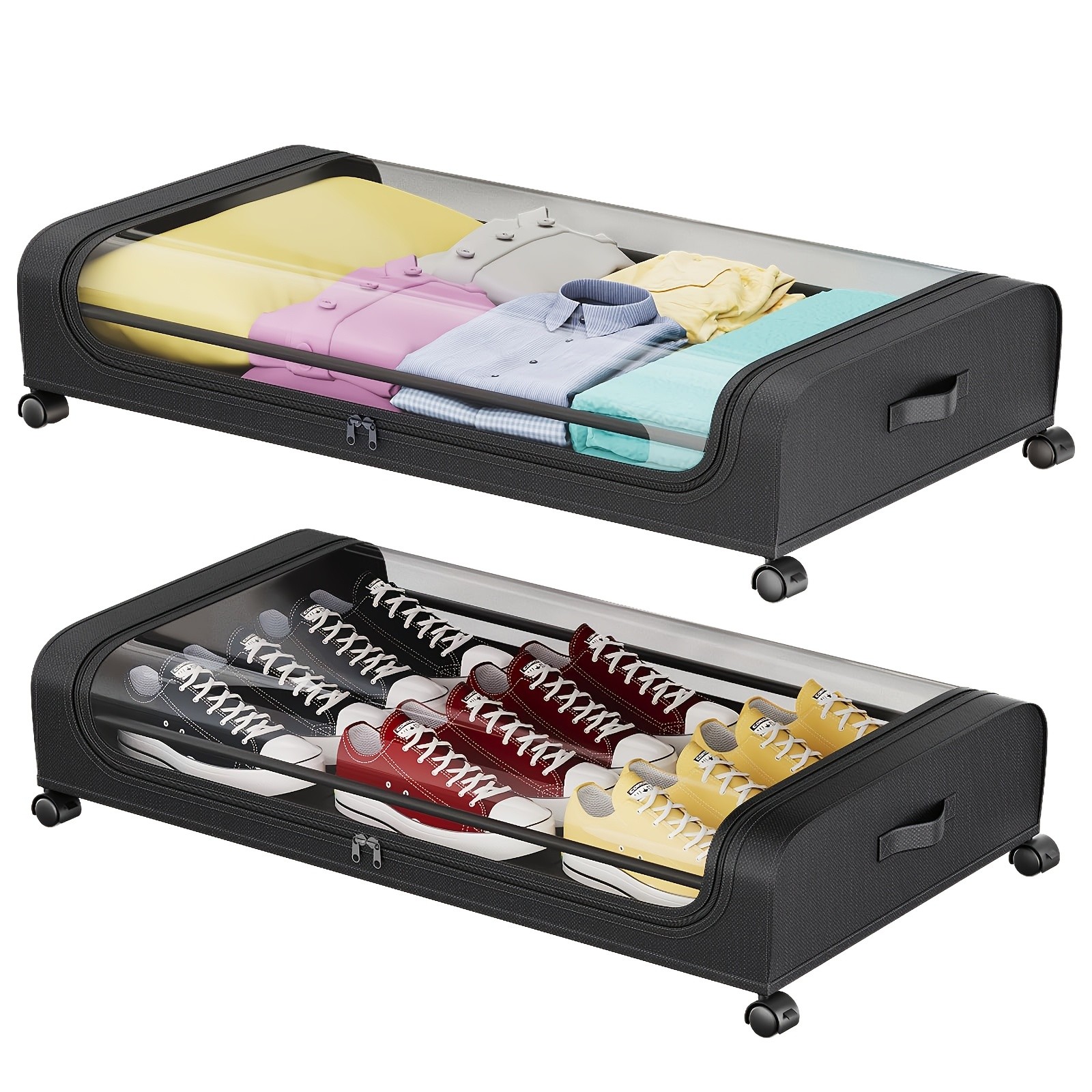 Under-Bed Storage Box With Wheels