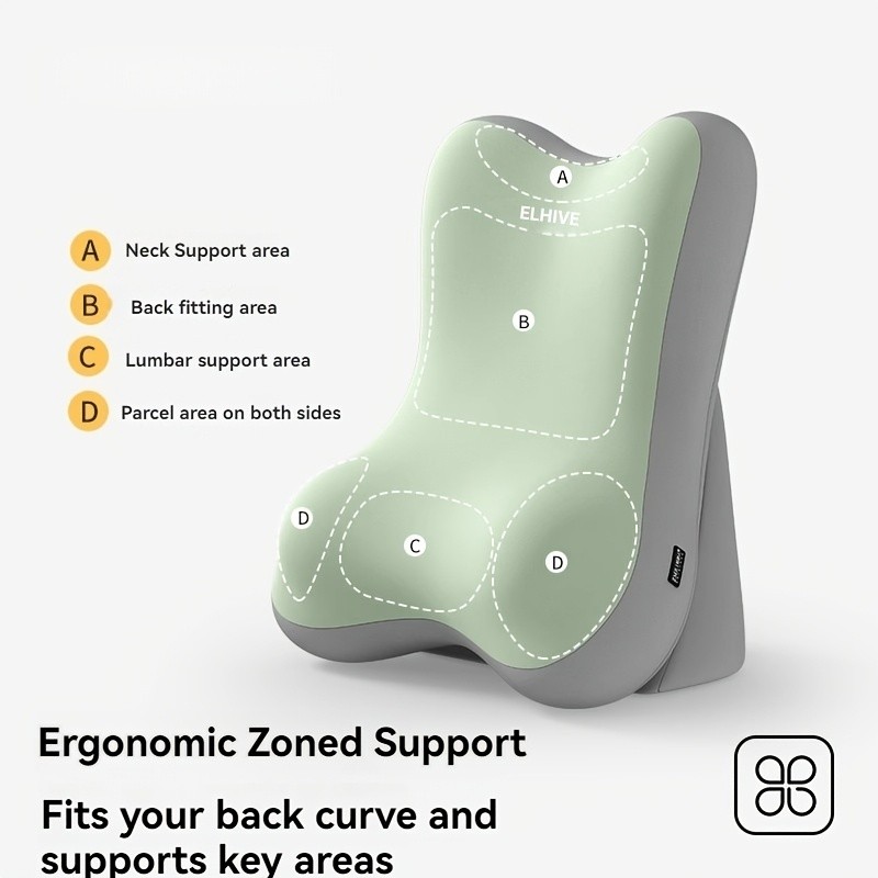 ELHIVE Adjustable Backrest Pillow for Bed
