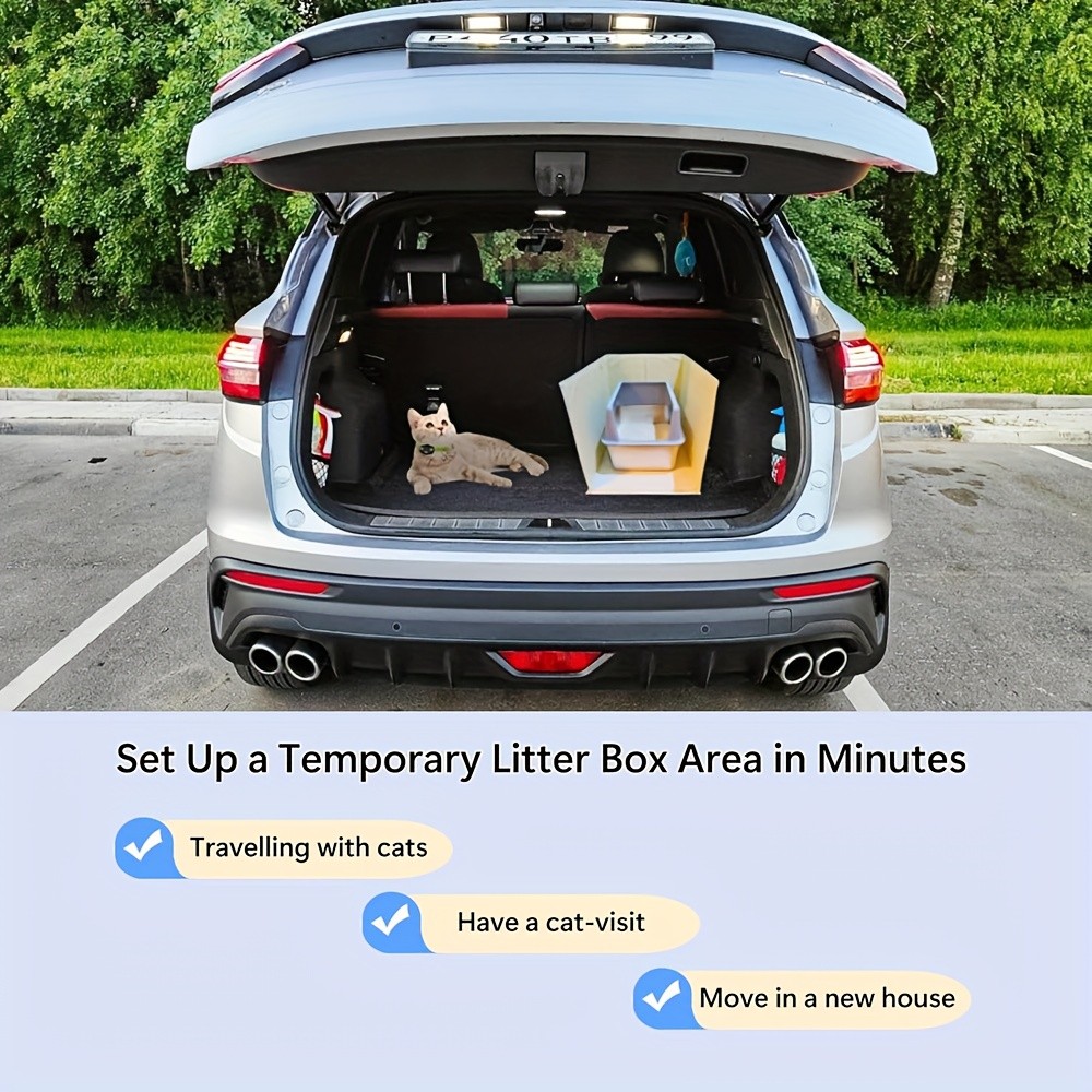 Cat Litter Box Fence Anti-Dirty Cover for a Cleaner Home