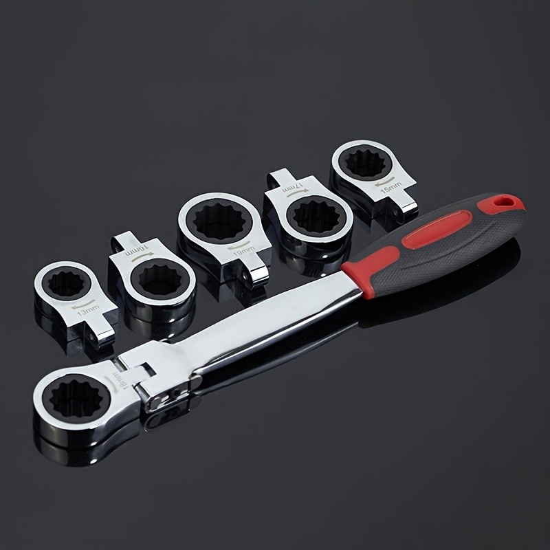 Interchangeable Head Ratchet Socket Wrench Set