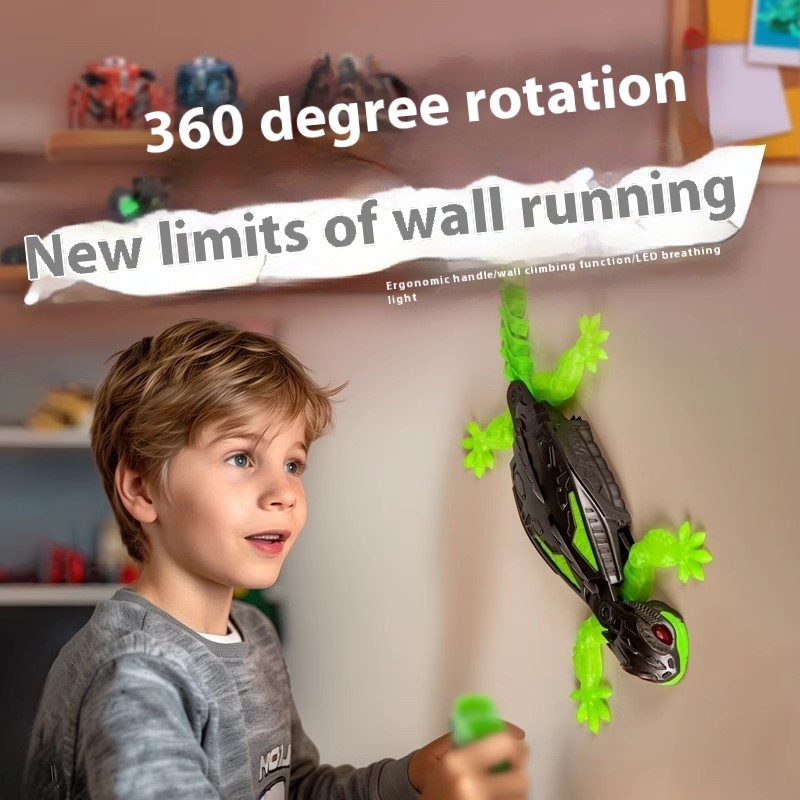 Remote Control Wall Climbing Gecko