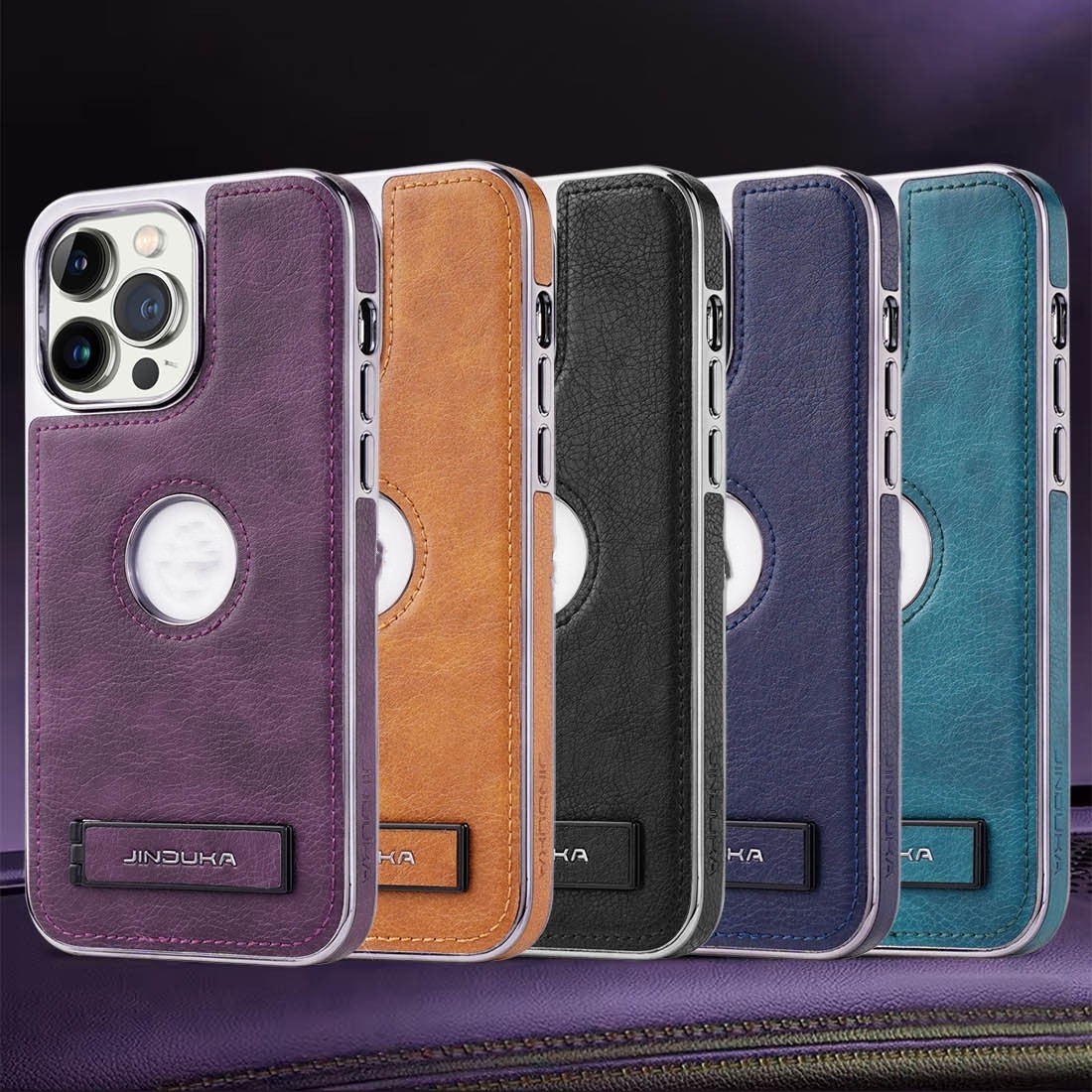 Leather iPhone Case With Stand
