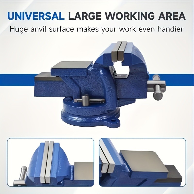 4-Inch Robust Bench Vice Secure Grip. Reliable Control.