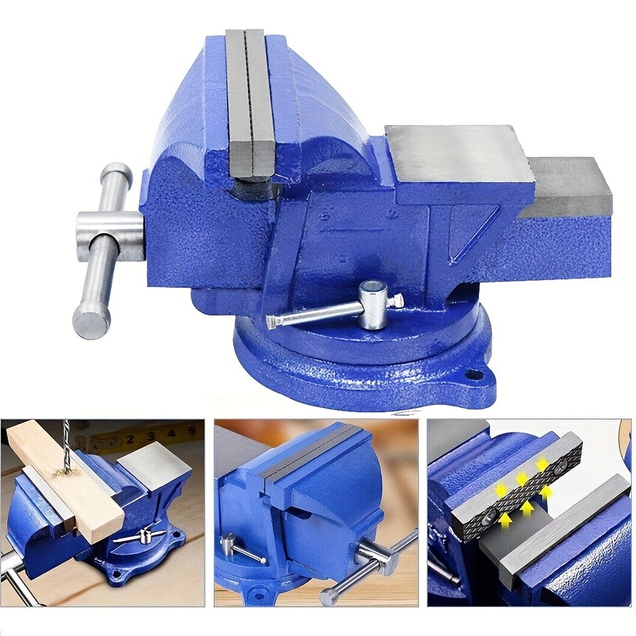 4-Inch Robust Bench Vice Secure Grip. Reliable Control.