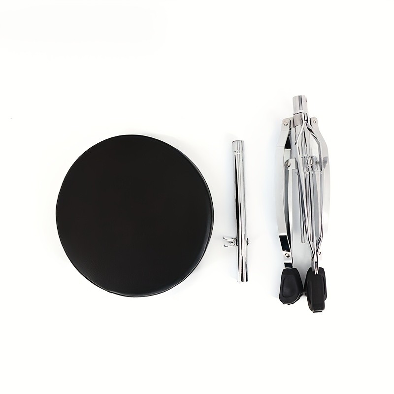 Heavy-Duty Adjustable Height Drum Stool with Padded Comfort & 360 Swivel