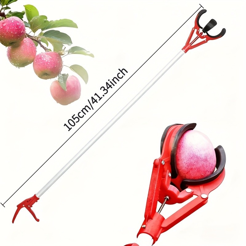 Tall Fruit Picker with Basket and Support Frame Universal Type